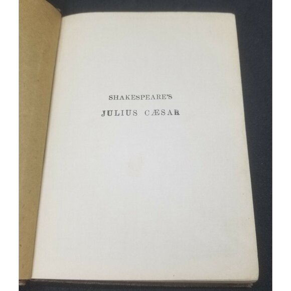 Shakespeare's Julius Caesar 1921 Hardcover Book w Notes Original Copyright 1900 - Picture 5 of 12